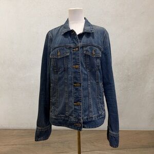 Vintage Wash J.Crew Jean Jacket L Classic Denim